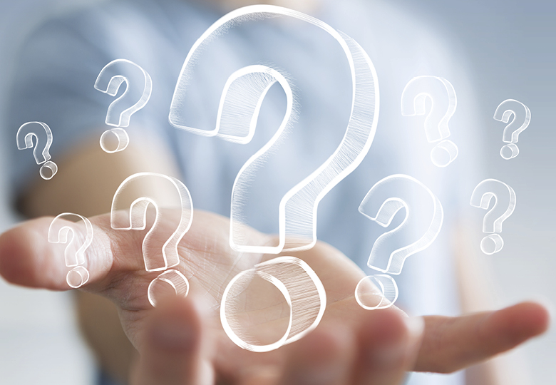 question marks stock photo